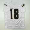 Autographed/Signed Justin Jefferson Minnesota White/Gold Football Jersey JSA COA