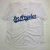 Autographed/Signed Rick Monday Los Angeles LA White Baseball Jersey Beckett BAS COA