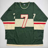 Autographed/Signed Brock Faber Minnesota Green Hockey Jersey JSA COA