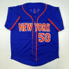 Autographed/Signed Sid Fernandez 86 WSC New York Blue Baseball Jersey JSA COA by Hall of Fame Sports Memorabilia