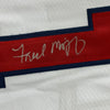 Autographed/Signed Fred McGriff Atlanta White Baseball Jersey JSA COA by Hall of Fame Sports Memorabilia