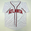 Autographed/Signed Fred McGriff Atlanta White Baseball Jersey JSA COA by Hall of Fame Sports Memorabilia