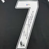 Autographed/Signed Cristiano Ronaldo Manchester United Black Soccer Jersey Beckett BAS COA #3