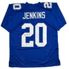 Autographed/Signed Janoris Jenkins Jackrabbit New York Blue Football Jersey JSA COA by Hall of Fame Sports Memorabilia