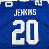 Autographed/Signed Janoris Jenkins Jackrabbit New York Blue Football Jersey JSA COA by Hall of Fame Sports Memorabilia