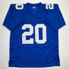 Autographed/Signed Janoris Jenkins Jackrabbit New York Blue Football Jersey JSA COA by Hall of Fame Sports Memorabilia