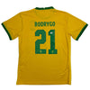 Autographed/Signed Rodrygo Silva de Goes Brazil Yellow Soccer World Cup Jersey Beckett BAS COA by Hall of Fame Sports Memorabilia