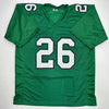 Autographed/Signed Saquon Barkley Philadelphia Kelly Green Football Jersey Beckett BAS COA by Hall of Fame Sports Memorabilia