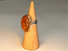 Baltic Amber Ring by mend metalworks