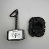 Autographed/Signed Chris Hemsworth Thor Mjolnir 17" Hammer with Base Marvel Avengers Infinity War End Game Replica Movie Prop Beckett BAS COA by Hall of Fame Sports Memorabilia