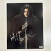 Autographed/Signed Kit Harington Jon Snow Game of Thrones Longclaw 11x14 Photo Beckett BAS COA #2 by Hall of Fame Sports Memorabilia