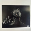 Autographed/Signed Kit Harington Jon Snow Game of Thrones Iron Throne 11x14 Photo Beckett BAS COA #1 by Hall of Fame Sports Memorabilia
