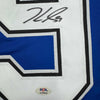 Autographed/Signed Jake Guentzel Tampa Bay Blue Hockey Jersey PSA COA