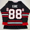 Autographed/Signed Patrick Kane Chicago Black Hockey Jersey JSA COA by Hall of Fame Sports Memorabilia