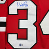 Autographed/Signed Petr Mrazek Chicago Red Hockey Jersey Beckett BAS COA