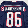 Autographed/Signed Kirill Marchenko Columbus Blue Hockey Jersey JSA COA