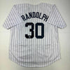 Autographed/Signed Willie Randolph New York Pinstripe Baseball Jersey Beckett BAS COA
