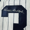 Autographed/Signed Willie Randolph New York Pinstripe Baseball Jersey Beckett BAS COA