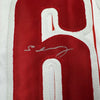 Autographed/Signed Cristopher Sanchez Philadelphia Pinstripe Baseball Jersey Beckett BAS COA by Hall of Fame Sports Memorabilia