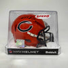 Autographed/Signed Montez Sweat Chicago Bears Orange Alternate Mini Football Helmet Beckett BAS COA by Hall of Fame Sports Memorabilia
