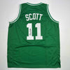 Autographed/Signed Charlie Scott Boston Green Basketball Jersey JSA COA by Hall of Fame Sports Memorabilia