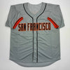 Autographed/Signed Orlando Cepeda San Francisco Grey Baseball Jersey Beckett BAS COA by Hall of Fame Sports Memorabilia