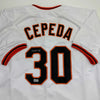 Autographed/Signed Orlando Cepeda San Francisco White Baseball Jersey Beckett BAS COA by Hall of Fame Sports Memorabilia