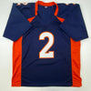 Autographed/Signed Patrick Surtain II Denver Blue Football Jersey JSA COA by Hall of Fame Sports Memorabilia