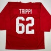Autographed/Signed Charley Trippi Arizona Red Football Jersey JSA COA by Hall of Fame Sports Memorabilia
