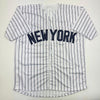Autographed/Signed Devin Williams New York Pinstripe Baseball Jersey JSA COA