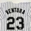Autographed/Signed Robin Ventura Chicago Pinstripe Baseball Jersey Beckett BAS COA