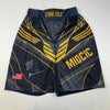 Autographed/Signed Stipe Miocic Black and Gold UFC MMA Trunks Shorts Ultimate Fighting Beckett BAS COA