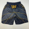Autographed/Signed Stipe Miocic Black and Gold UFC MMA Trunks Shorts Ultimate Fighting Beckett BAS COA