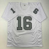 Autographed/Signed Jakobi Meyers Las Vegas Oakland White Color Rush Football Jersey Beckett BAS COA