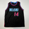 Autographed/Signed Tyler Herro Miami Black Vice City Basketball Jersey JSA COA