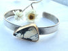 Sterling Silver Stamped Cuff Bracelet | BE STILL Rectangle Cuff | Stand Collection by mend metalworks