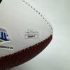 Autographed/Signed George Pickens Pittsburgh Steelers Full Size F/S White Panel Logo Football JSA COA