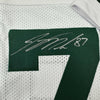 Autographed/Signed Jordy Nelson Green Bay White Stat Football Jersey Beckett BAS COA