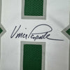 Framed Autographed/Signed Vince Papale 35x39 Philadelphia Green and White Split Football Jersey JSA COA