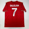 Autographed/Signed Kenny Dalglish Liverpool Red Crown Paints Soccer Jersey Beckett BAS COA