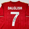 Autographed/Signed Kenny Dalglish Liverpool Red Crown Paints Soccer Jersey Beckett BAS COA