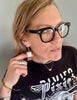 White Buffalo Turquoise| Sterling Silver Fringe Earrings by mend metalworks