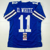 Autographed/Signed Danny White Dallas Retro Blue Football Jersey JSA COA by Hall of Fame Sports Memorabilia