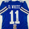 Autographed/Signed Danny White Dallas Retro Blue Football Jersey JSA COA by Hall of Fame Sports Memorabilia