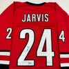 Autographed/Signed Seth Jarvis Carolina Red Hockey Jersey Beckett BAS COA by Hall of Fame Sports Memorabilia