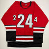 Autographed/Signed Seth Jarvis Carolina Red Hockey Jersey Beckett BAS COA by Hall of Fame Sports Memorabilia