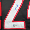 Autographed/Signed Seth Jarvis Carolina Black Hockey Jersey Beckett BAS COA