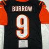Autographed/Signed Joe Burrow Cincinnati Bengals Black Authentic Nike Limited Football Jersey Fanatics COA