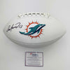 Autographed/Signed Dan Marino Miami Dolphins Full Size F/S White Panel Logo Football Fanatics COA