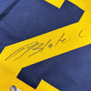 Autographed/Signed Blake Corum Michigan Blue College Football Jersey Beckett BAS COA